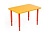 Детский стол КУЗЯ (оранжевый+красный)