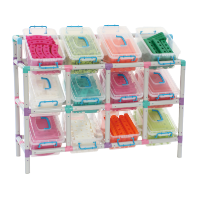 Система хранения для контейнеров с наклоном х12 + контейнеры 12 шт.