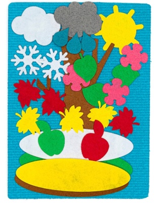 Четыре сезона фетр (49дет.) LIP1298