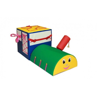 Детское игровое дидактическое пособие "Паровозик"