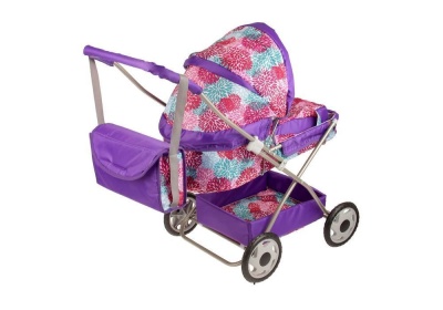 Коляска кукольная №14 (металл.) (70*70*23см)