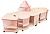 Дидактический набор мебели Земляничка
