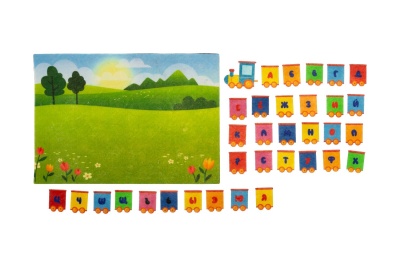Игра Паровоз с буквами фетр (34 дет.) LIP1231