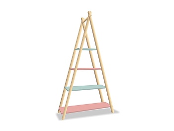 Стеллаж для игрушек и книг «Домик»