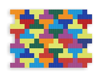 Настенная панель «Мега блоки» (48 штук)