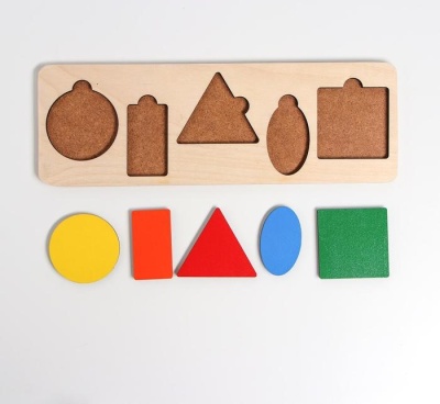 Рамка-вкладыш «Простая геометрия» 5 деталей, 28 × 9,5 × 0,8 cм