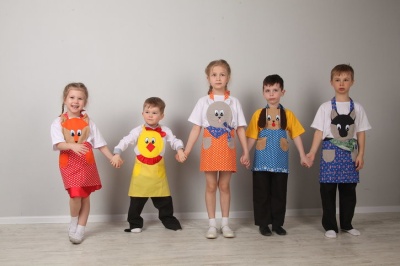 Набор фартуков - Заюшкина избушка (6 фартуков)