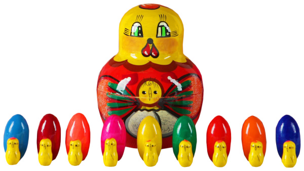 Матрешка Курица наседка(RNToys)