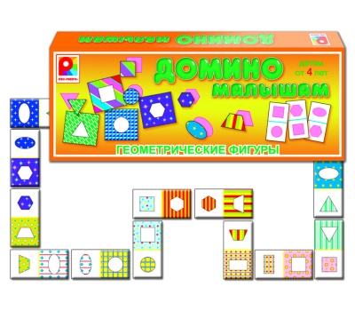 Домино малышам "Геом.фигуры"