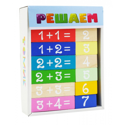 Логический игровой набор. Томик "Учимся играя" "Решаем" 36 дет