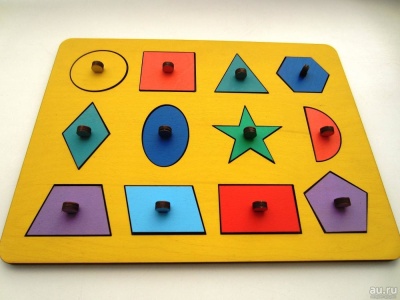 Рамки-вкладыши М.Монтессори Геометрия