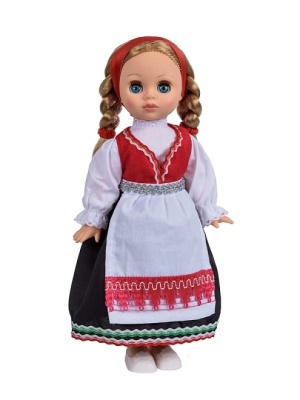Эля в норвежском костюме Кукла пластмассовая