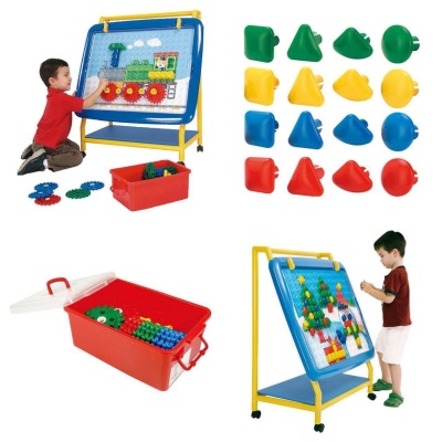 Детская развивающая доска с подставкой