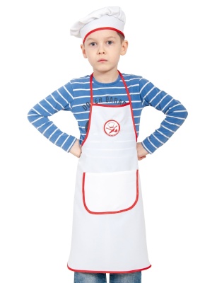Поварёнок (фартук, колпак) арт. 5118