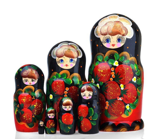 Матрешка 7 в 1 расп. гуашь (RNToys)