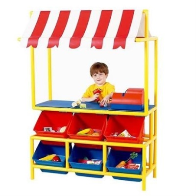 Игровой набор – Магазин + контейнеры 6 шт.