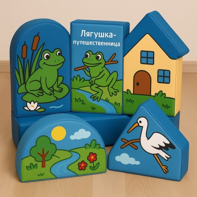 Набор мягких модулей "Лягушка-путешественница"