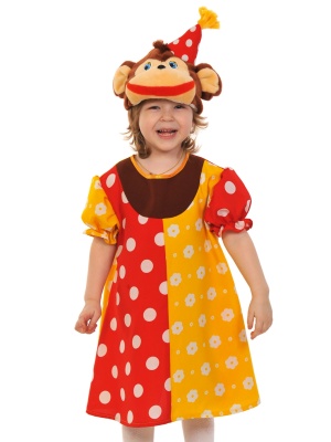 Мартышка Чита (маска-шапочка, сарафан) арт. 8015