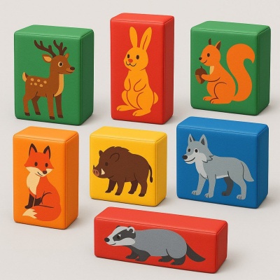 Набор мягких модулей "Животные Владимировской области"