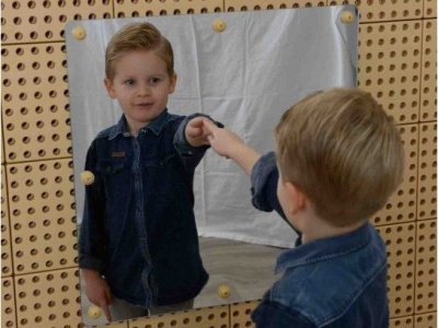 STEM Двухсторонняя панель: Пиши стирай и Зеркало