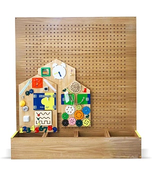 Стенд с бизибордами «Эко-пространство»