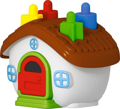 Логическая  игрушка "Теремок" (в сетке)