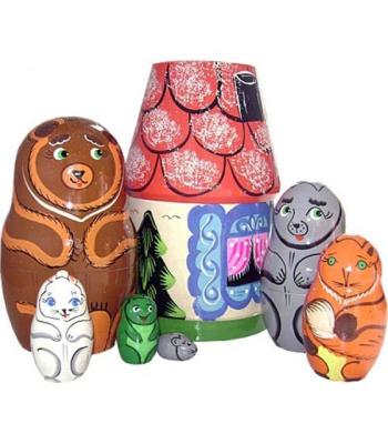 Матрешка "Теремок" 7 перс.