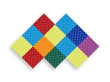 Настенная панель «Мега ромбы» (12 штук)