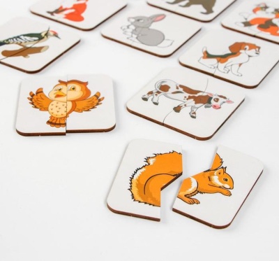 Картинки-половинки «Животные»