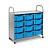 Тележка 3 колонны  лотки F2 (12шт.)