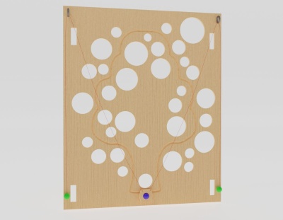 Тактильно-развивающая панель «Ловкий маневр»