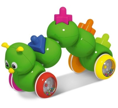 Каталка-сортер "Гусеничка" (в коробке)