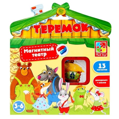 Магнитный театр «Теремок» + сказка, МИКС