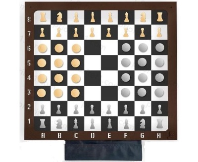 Настенная игра «Шахматы и шашки»