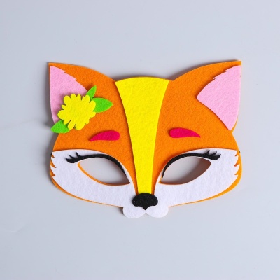 Маска карнавальная «Лисичка» фетр