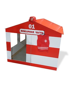 Детский игровой домик «Пожарная часть»