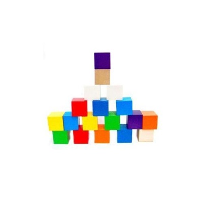 Кубики цветные (18 шт.) (RNToys)