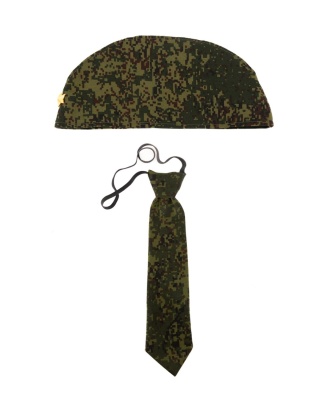 Пилотка + галстук камуфляж