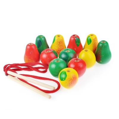 Бусы Яблоки и Груши цветн. (12 дет.) (RNToys)