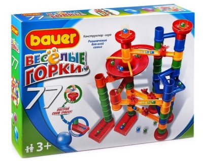 Bauer.608 Конструктор "Весёлые горки" 77 дет.