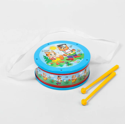 Игрушечный барабан, для детей, МИКС 