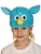 Монстрик бирюза маска-шапочка из плюша арт. 4080