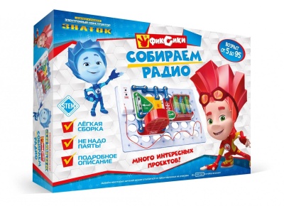Конструктор Знаток "Фиксики. Собираем Радио" арт.ZP-70824