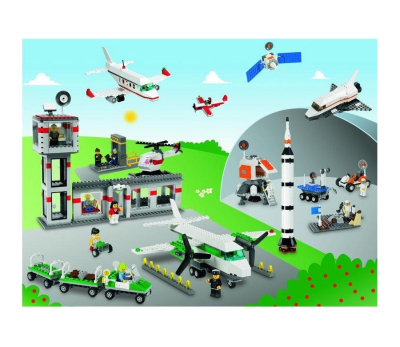 Космос и аэропорт LEGO / 1176 деталей