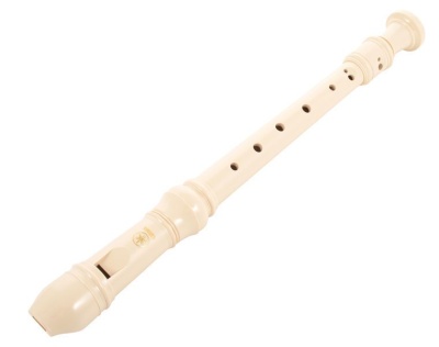 YAMAHA YRS-23 in C блокфлейта сопрано, немецкая система, цвет белый
