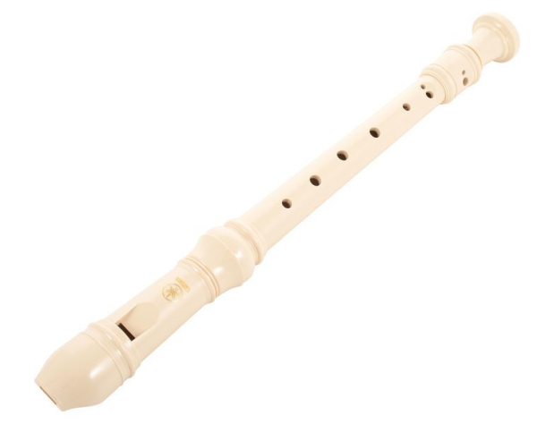YAMAHA YRS-23 in C блокфлейта сопрано, немецкая система, цвет белый