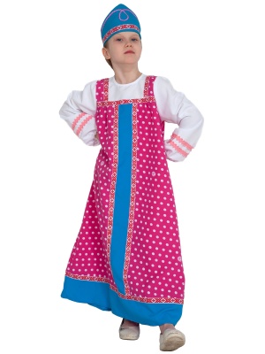 Алёнушка в красном (сарафан, кокошник) арт. 5079