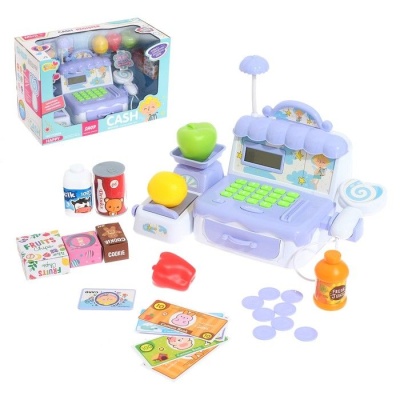 Игровой набор касса «Весёлый магазинчик», со световыми и звуковыми эффектами