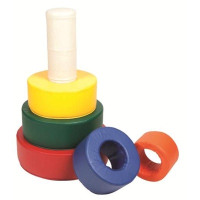 Детская игровая головоломка «Пирамида» (6 модулей)