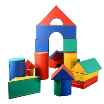 Детский констртор "Городок сказочный" (21элемент) (Размер: куб 30см)